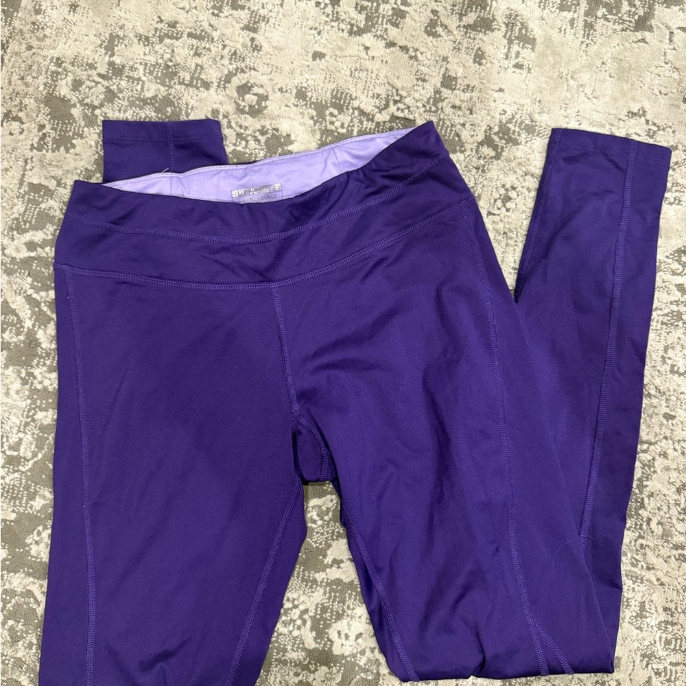 Purple fleece lined Leggings